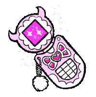 isthatapixel love heart pink retro Sticker