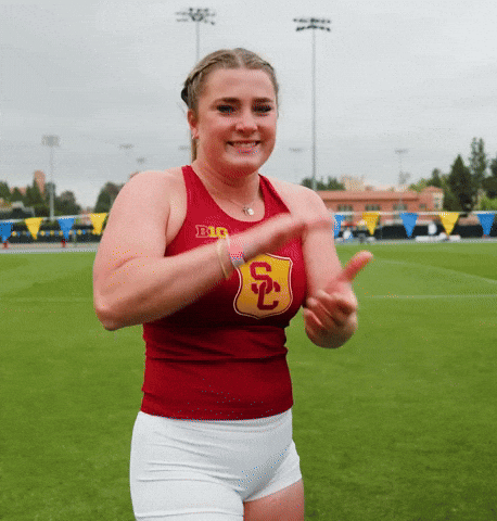 Track Field GIF by USC Trojans
