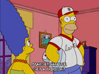 Excited Season 17 GIF by The Simpsons