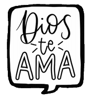 vivilarenas amor black and white god bubble Sticker