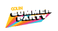 Party Summer Sticker by Golin