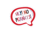 Peanuts Gluten Sticker by archiesallergies