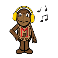 Umd Testudo Sticker by umdreslife