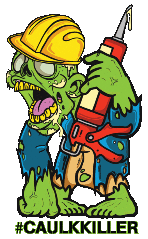 Zombie Caulking Sticker by Worldwide Paint Crew