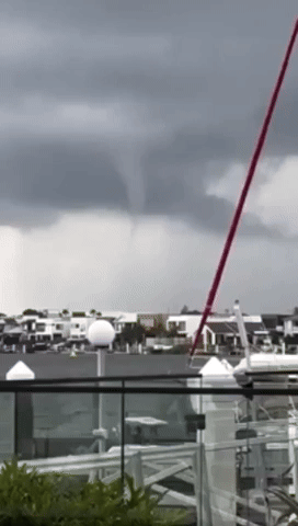 Waterspout Spotted off Moreton Bay Coast
