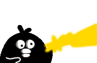 chicken flashing Sticker by byebyechuchu