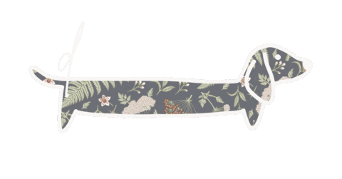 Doxie Mom Sticker by WOOF+WEEN
