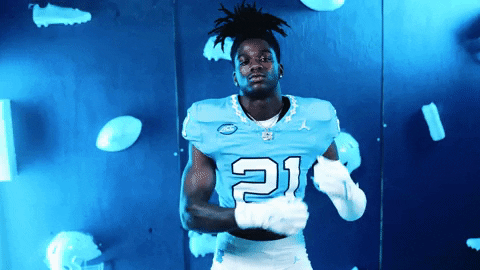 North Carolina Football GIF by UNC Tar Heels