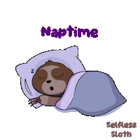 Nap Sloth Sticker by VeeFriends