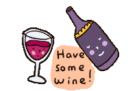 wine wineday Sticker by cypru55