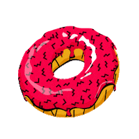 Hungry Dunkin Donuts Sticker by Wonder & Render