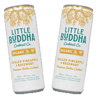 Little Buddha Cheers Sticker by Little Buddha Cocktail Co.