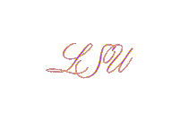 Lsu Tigers Calligraphy Sticker by Gazing Through Glass