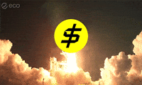 To The Moon Crypto GIF by Eco