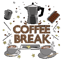 Coffee Morning Sticker by Kims Ki