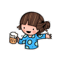 Chin Chin Girl Sticker