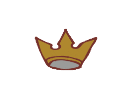 Queen King Sticker