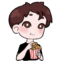 Happy Netflix Sticker by Fokkusu Art