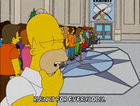 Season 17 Waiting GIF by The Simpsons