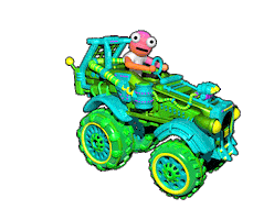 Driving On My Way Sticker by dogdogdogdog