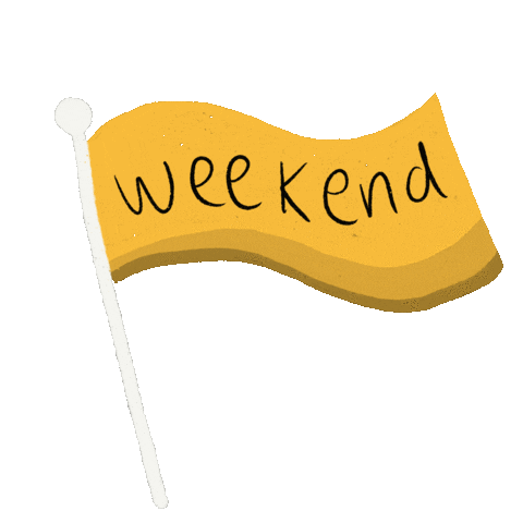 saraadel_cc giphyupload weekend relax holidays Sticker
