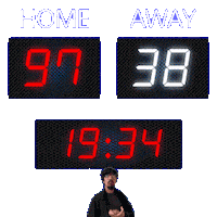 38 Away Sticker