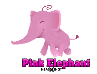 Vegan Pink Hair Sticker by Headshot Haarfarbe
