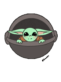 smourn4 babyyodasmourn4starwars Sticker