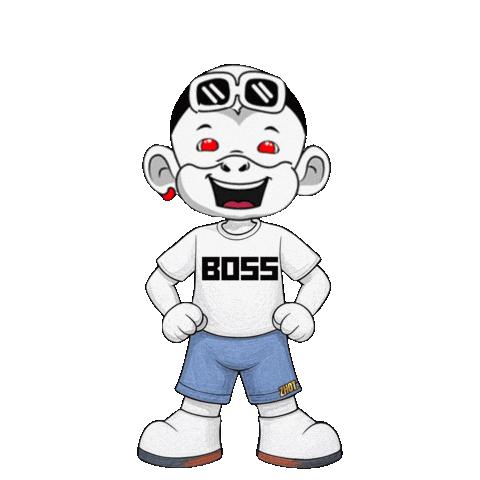 Like A Boss Sticker by Zhot