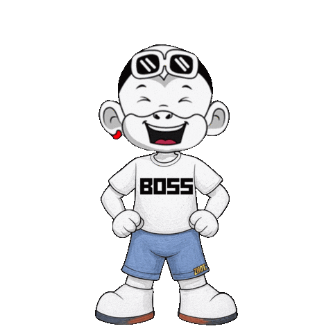 Like A Boss Sticker by Zhot