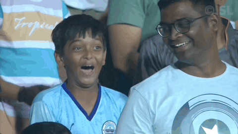 Fc Goa Excited Kid GIF by Indian Super League