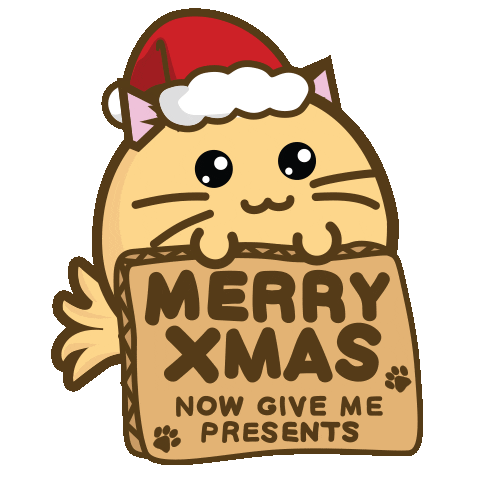 Happy Cat Sticker by Fuzzballs