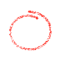 Circle Frame Sticker by HELPNOFEED