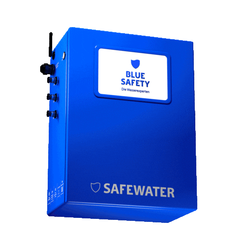 BLUESAFETY giphyupload safewater blue safety bluesafety Sticker