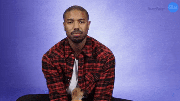 Michael B Jordan GIF by BuzzFeed