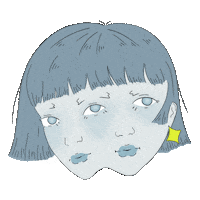 Art Girl Sticker