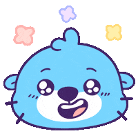 Happy Otter Sticker by Magipon