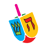 Hanukkah Dreidel Sticker by imoji