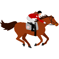 ClubHipicoCaliente tijuana salto caliente caballo Sticker