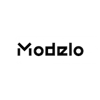 Typography Modelo Sticker