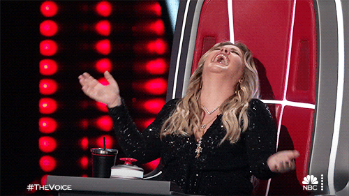 Kelly Clarkson Lol GIF by The Voice