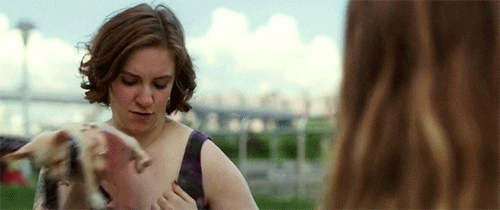 lena dunham dogs GIF by Girls on HBO