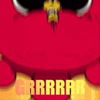 peppo_world reaction animation angry fire GIF