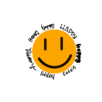 Happy Smiley Face Sticker