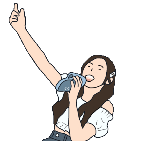 Party Singing Sticker
