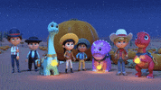 Trick Or Treat Halloween GIF by Dino Ranch