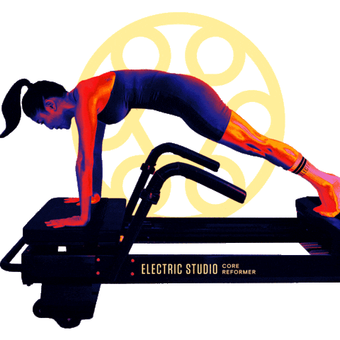 electricstudioph giphyupload electric reformer indoor cycling Sticker