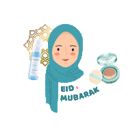 Eid Fitr Ramadan Sticker by Wardah Beauty