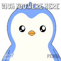 Miss U Sticker by Pudgy Penguins