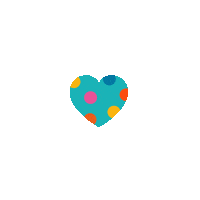 Madoverdonuts love happy heart coffee Sticker